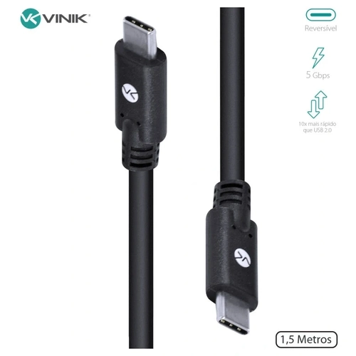 Cabo Usb-c Tipo-c V3.2 Vinik 1.5 Metros - C32g1-15