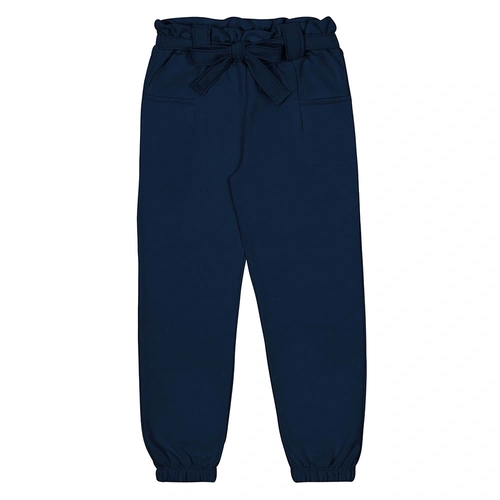 Calça Moletom Felpado com Laço Marinho Tileesul - Feminina