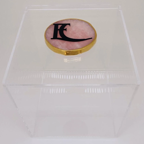 Caixa Seringas da semana Quartzo  - Logo alto relevo inicial ou desenho