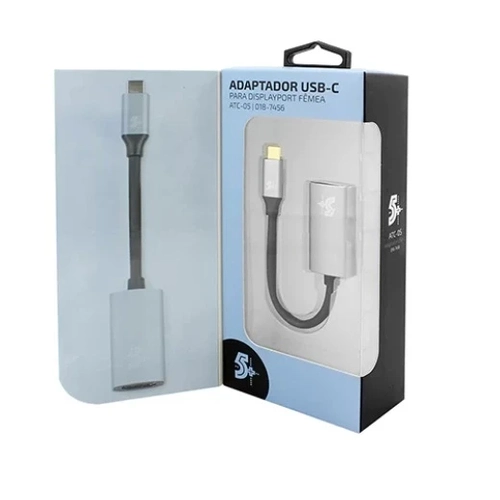Cabo Adaptador Type C P/ Displayport Fêmea 4k 60hz