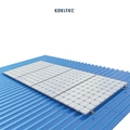 Estrutura P/ 4 Mod. Edeltec Solar Fibrometal Autobrocante (s/ Perfil)