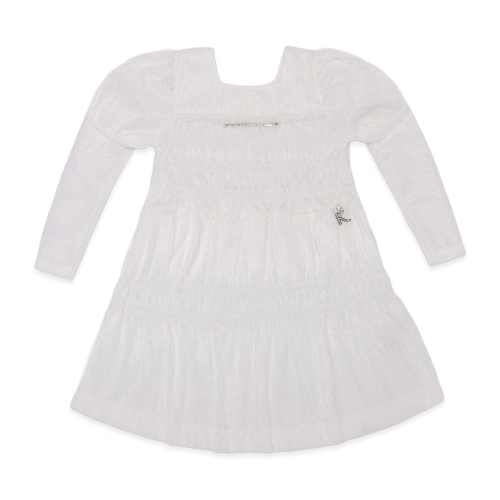 Vestido Manga Longa Strass Kiki Xodó - Feminino