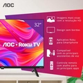 Smart Tv Aoc 32" Roku Tv Hd - 32s5045/78g