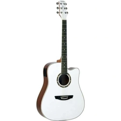 Violão Strinberg Cd40 Aço Eletroacústico White Sparkle