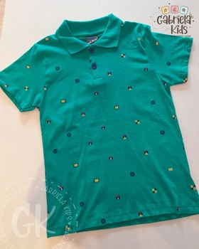 camisa polo verde