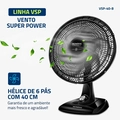 VENTILADOR MONDIAL MESA 40CM VSP40 220W