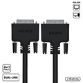 Cabo Pcyes Dvi-d 24+1 Macho para Dvi-d 24+1 Macho Dual-link 2 Metros - Pddl-2