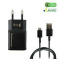 Kit Carregador Salcomp Carga Super Rapida 15w Usb-c - Preto