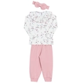 Conjunto Blusa Canelada e Legging Bebê Rosa Randa Mundu - Feminino
