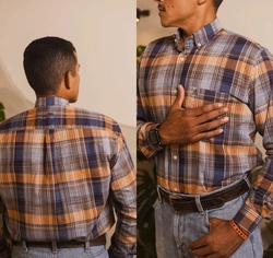 Camisa Masculina Xadrez Manga Longa Tamanhos M, G, GG, EXG