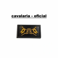 Divisa de Gola Cavalaria PM (Emborrachado)