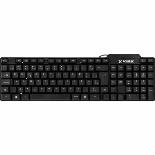 Teclado Fortrek Standard USB Skl-106 Preto - FK 325k