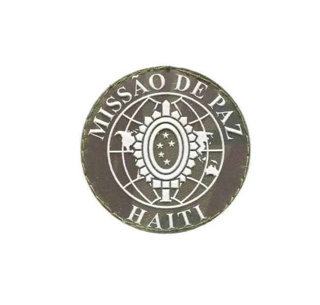 Brevê Missão de Paz no Haiti Emborrachado (Peito)