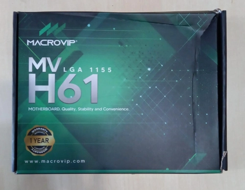 Placa Mãe 1155 H61 m.2 giga 2xDdr3 vga hdmi micro-atx - mv-h61- Macrovip