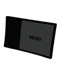Bandeira emborrachada monocromática - NEGO