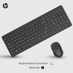 Kit Teclado e Mouse sem fio Wireless  330 - HP