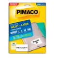 Etiqueta Adesiva Pimaco Carta 8099F 46,56 X 77,79mm com 10 Folhas
