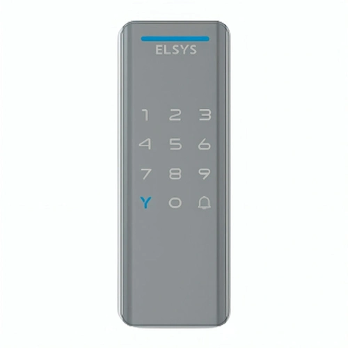Fechadura Digital Elsys de Sobrepor Pop Prata -  ESF-DS1100V