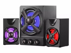 Caixa de Som Multilaser 2.1 Gamer 30w Rms Rgb - Sp952