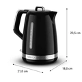 Chaleira Elétrica Arno Soleil Spke 1,7l Preta - 110v