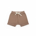 Shorts Avulso Barra Virada Suedine Liso Masculino BabyCotton