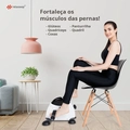 Mini Bike Ergométrica Portátil Relaxshop para Exercícios Braços e Pernas Pro Branca