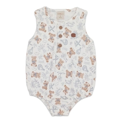 Body Banho de Sol Regata Suedine Masculino – Urso Provençal