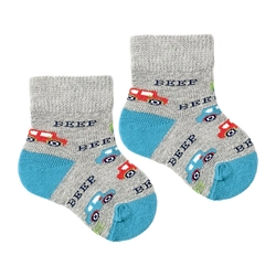 Meia RN Estampada Divertida Leke - Masculina