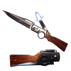 Canivete Tático Espingarda c/ Lanterna Espingarda LuaTek SLK-D19