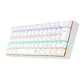 Teclado Gamer Mecânico Redragon Lakshmi Lunar White Switch Azul Rainbow K606W-R