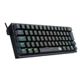 Teclado Mecânico Gamer Redragon Fizz RGB Black Switch Vermelho - K617-RGB-B