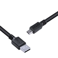 Cabo USB-A 2.0 x Mini USB-B 28AWG Puro Cobre Pcyes 3 Metros - PUANM2-3