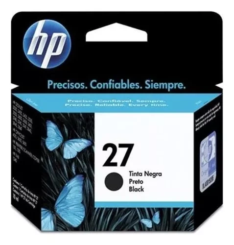 Cartucho de Tinta HP 27 Preto Original C8727AB