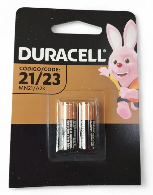 Bateria Alcalina 23A - Duracell 12V. cartela com 2 unidades.