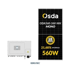 Gerador Edeltec Solar Deye 138,88 Kwp Tri. 380v Metalico (75k/560w)