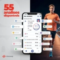 Balança Bioimpedância 55 Análises Corporais Digital e com Bluetooth V1