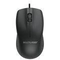 Mouse Large Box Multilaser Usb Preto Mo308
