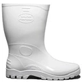 bota pvc branca Calfor cano medio