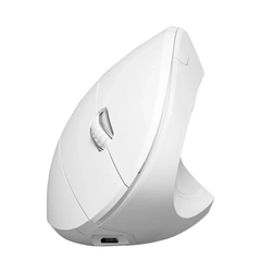 Mouse Vinik Sem Fio Recarregável 2.4 Ghz Vertical Ergonomico Power Fit Branco Usb - PM300