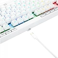 Teclado Mecânico Gamer Redragon Magic Wand Pro RGB Switch Vermelho Branco - K587W-RGB-PRO PT-RED