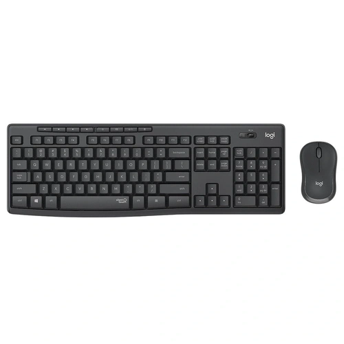 Kit Teclado e Mouse Sem Fio Logitech MK295 Wireless Silent Preto - 920009793
