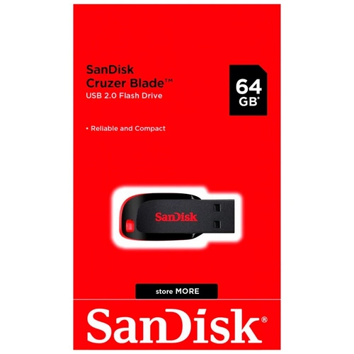 PEN DRIVE 64GB SANDISK CRUZER BLADE