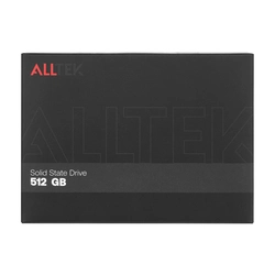 SSD ALLTECK, 512GB, SATA III, 2,5, Leituras: 570MB/s e Gravações: 440MB/s - ATKSSD512