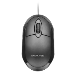 Mouse Óptico Multilaser Classic Box Mo300 Usb 1200dpi - Preto
