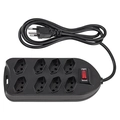 Protetor Eletronico C/8 Tomadas Epe 1008+ Preto 4824004