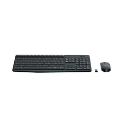 Teclado e Mouse Sem Fio Logitech MK235 Resistente à Água - 920-0079