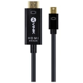Cabo Mini Dp P/ Hdmi 2.0 4k - 2 Metros - H20mdp-2