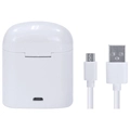 Fone de Ouvido Bluetooth Easy W1+ Tws True Wireless - Branco