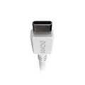 Cabo Usb Tipo-c P/ Usb Tipo-c 2.0 - Branco - 3m - Nylon - Pucc2-3b