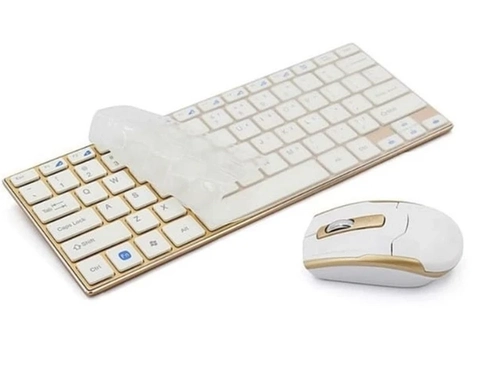 KIT TECLADO E MOUSE SEM FIO PCYES SOFT - WIRELESS 2.4GHZ - PCOSFWAB